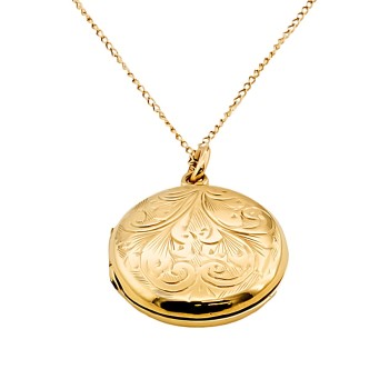 9ct Gold Chester Hallmark 1961 Locket with Chain